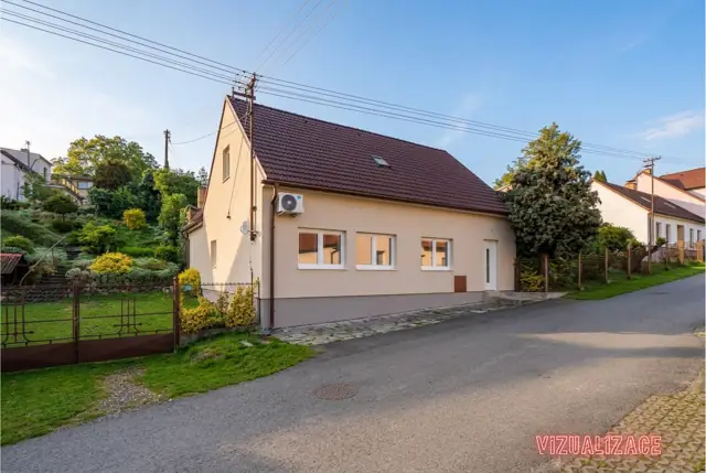 Vizualizace: dům po rekonstrukci fasády a střechy