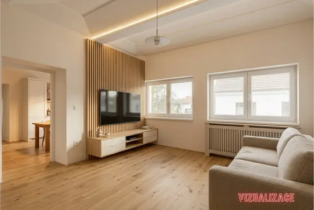 Vizualizace: obývací pokoj